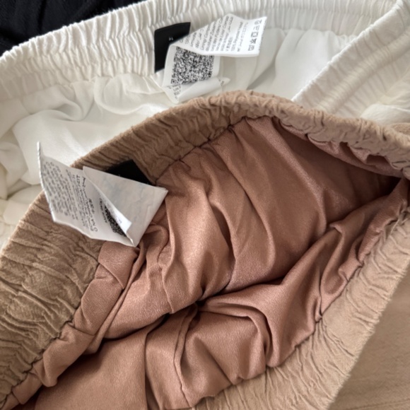 SHEIN EZwear Summer Outfit Drawstring Waist Wide Leg Pants 2/XS Set of 3 - Picture 13 of 13